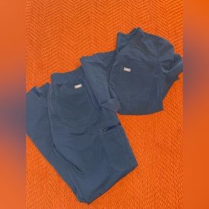 Figs Dark Harbor Scrub Set